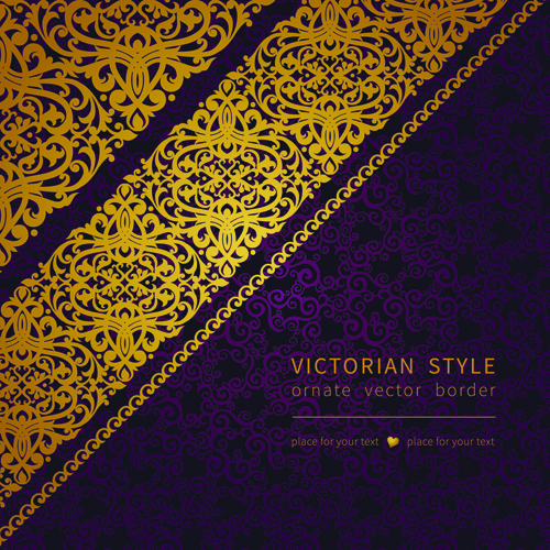 500x500 Victorian Ornate Floral Pattern Background Vector Free Vector