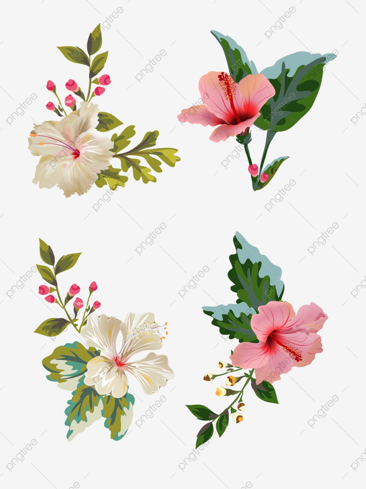 1200x1601 Sweet Hand Painted Floral Print, Beautiful, Hand Painted, Flower