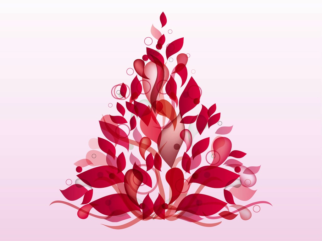 Abstract Floral Shape Vector Art Graphics 1024x768 Abstract Floral Shape Vector Art Graphics