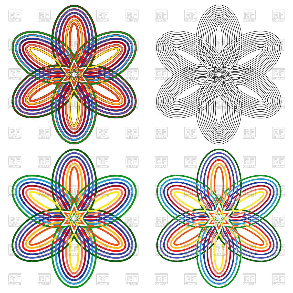 Abstract Floral Shapes Vector Image Of Design Elements Natareal 1200x1200 Abstract Floral Shapes Vector Image Of Design Elements Natareal