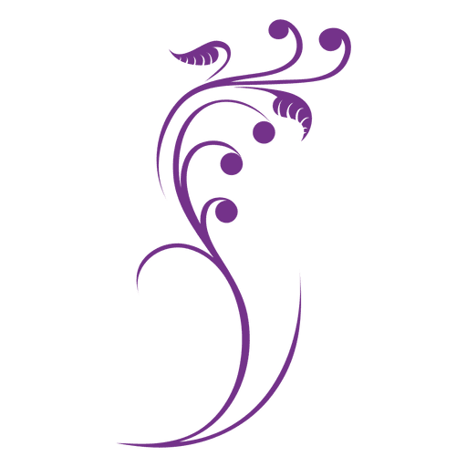 512x512 Floral Swirls Decoration