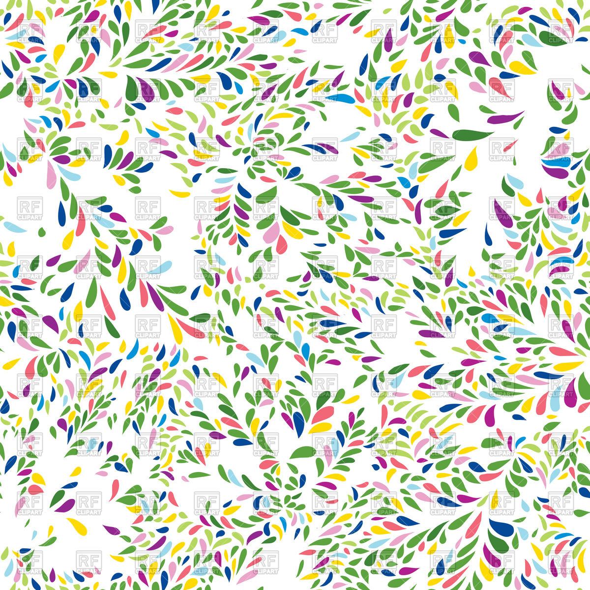 1200x1200 Abstract Floral Spot White Pattern Leaves Swirl Dot Seamless