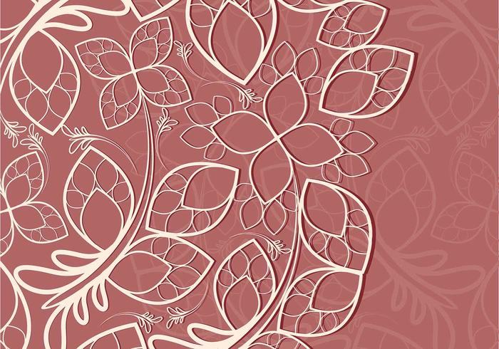 700x490 Pink Floral Lace Texture Vector