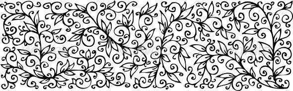 590x183 Textured Floral Graphics, Designs Templates From Graphicriver