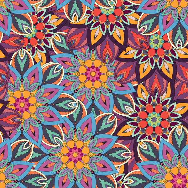 600x600 Vintage Floral Texture Pattern Vectors Free Download