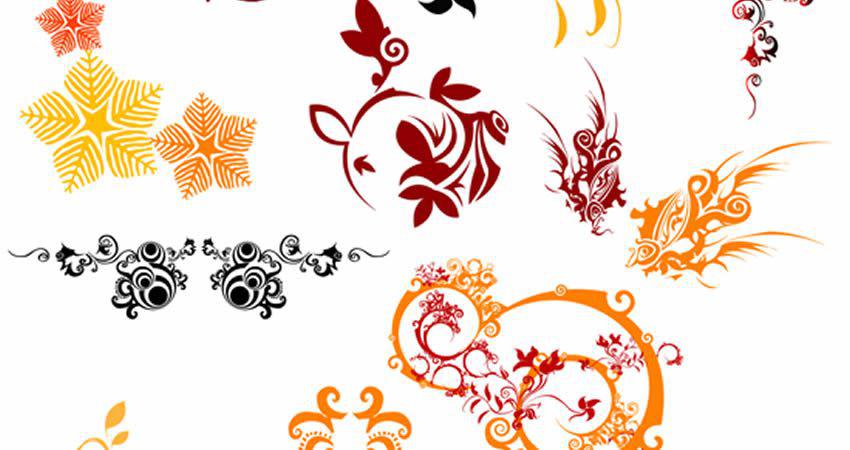 850x450 Highly Detailed Free Floral Vector Packs Templates