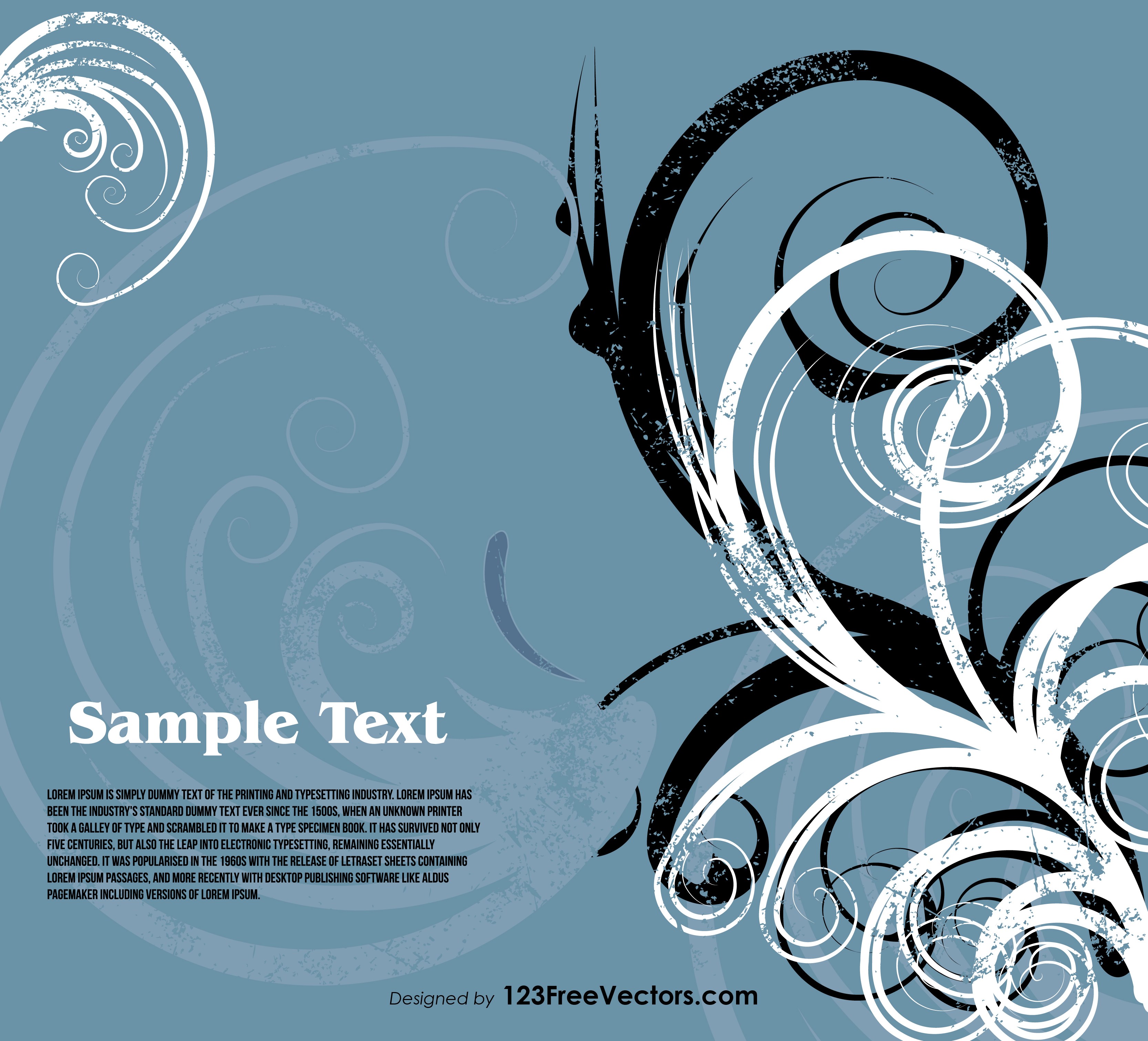 3333x3021 Decorative Floral Vectors Download Free Vector Art