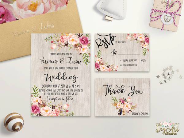Rustic Wedding Invitations 600x450 Rustic Wedding Invitations