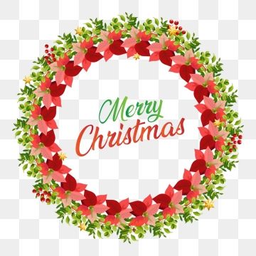 Merry Christmas With Xmas Elements On Vintage Floral Wreath 360x360 Merry Christmas With Xmas Elements On Vintage Floral Wreath