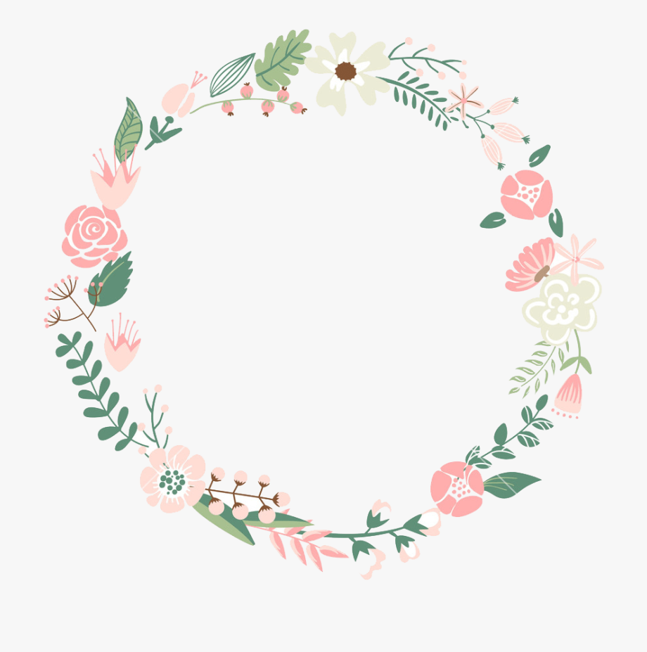 920x927 Flower Frame Border Design Png Vector Clipart Peoplepng
