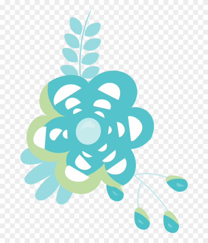 840x979 Vector Flores Flor Celeste Tumblr Pastel