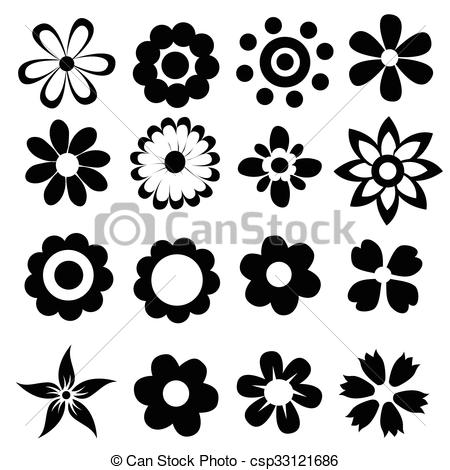 Simple, Flores, Vector Siluetas Simples, Vector, Flores 450x470 Simple, Flores, Vector Siluetas Simples, Vector, Flores