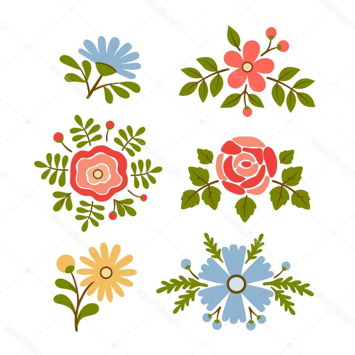 1228x1228 Stock Illustration Vintage Vector Set Of Retro Geekchicpro