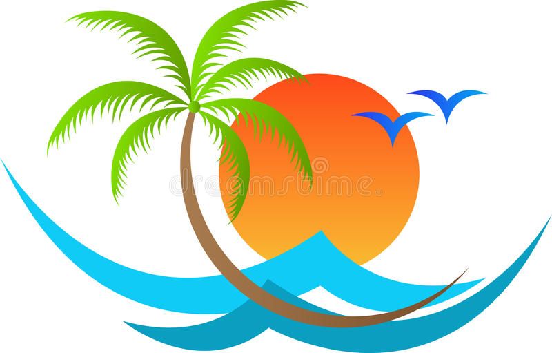 800x511 Photo About A Vector Drawing Represents Tropical Island Design