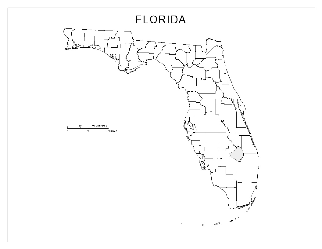 Blank Map Of Florida Dijkversterkingbas 1056x815 Blank Map Of Florida Dijkversterkingbas