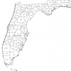 Florida County Map Vector at Vectorified.com | Collection of Florida ...