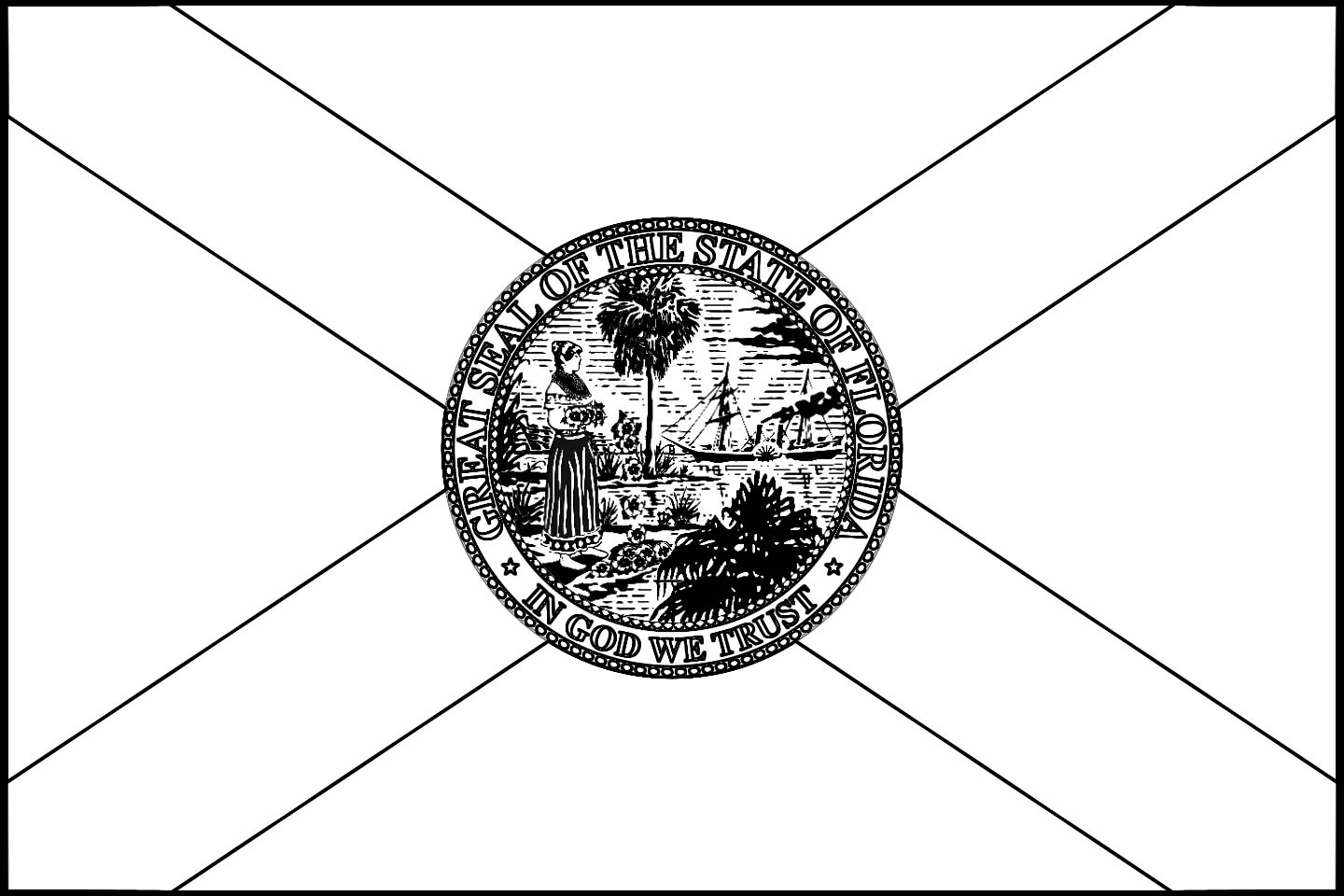 1440x960 Florida State Flag