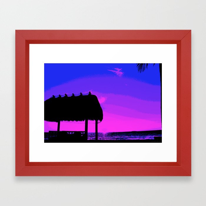 Florida Keys Sunset Framed Art Print 700x700 Florida Keys Sunset Framed Art Print