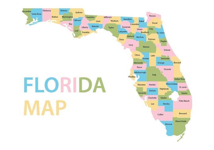Florida Map Vector