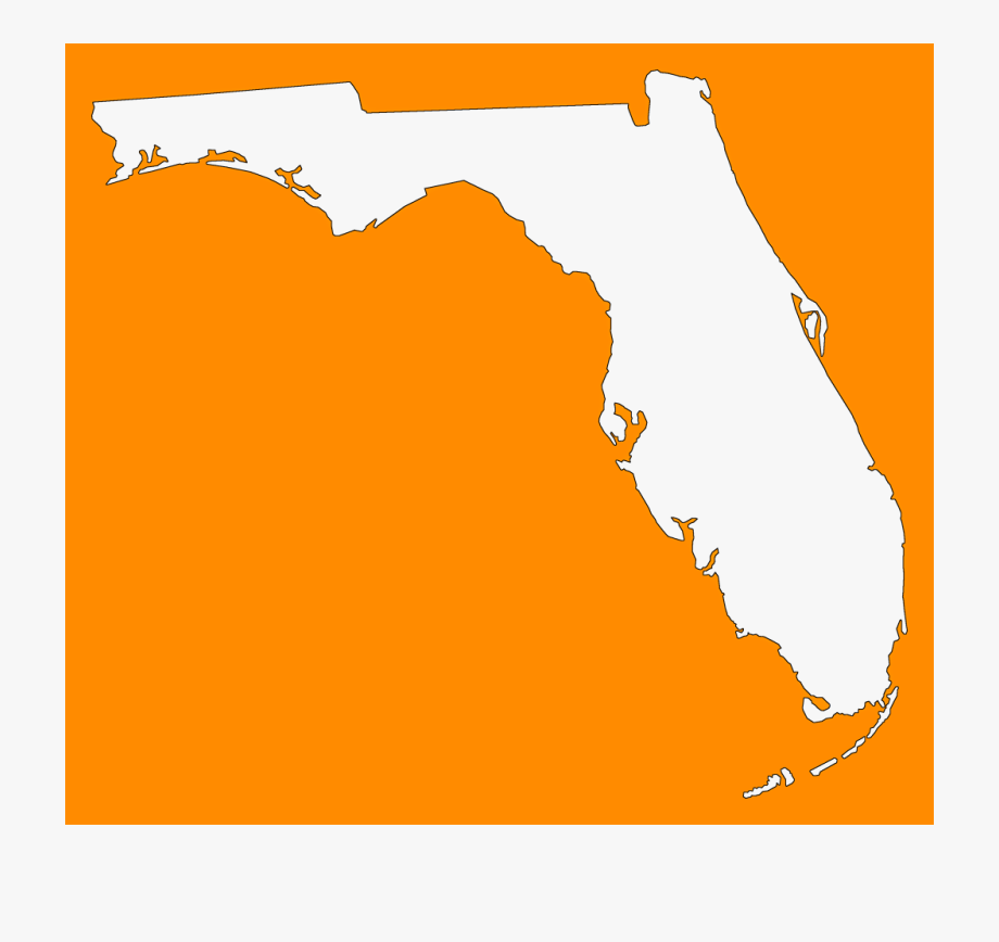 920x868 Florida Map Vector