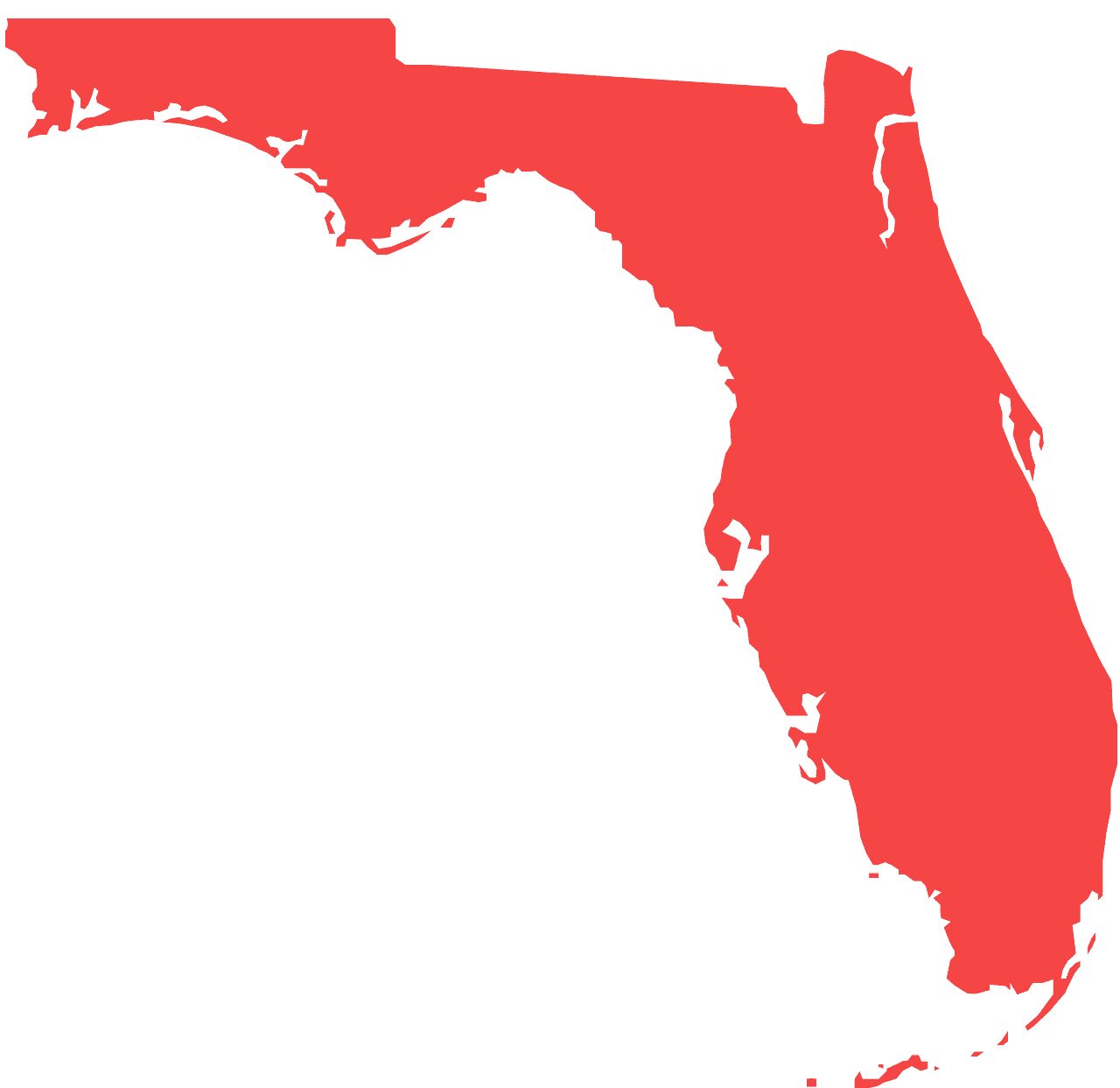 1280x1243 Florida Map