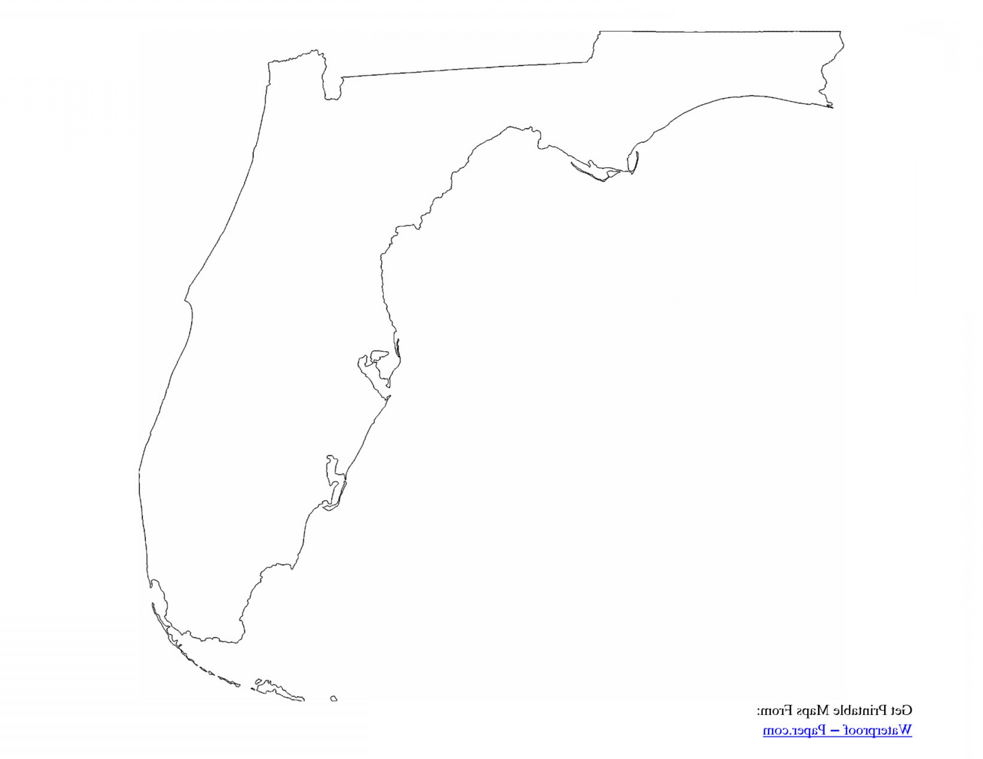 Florida Outline Vector at Vectorified.com | Collection of Florida ...