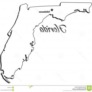 300x300 Stock Photo State Florida Outline Image Studiogrfx