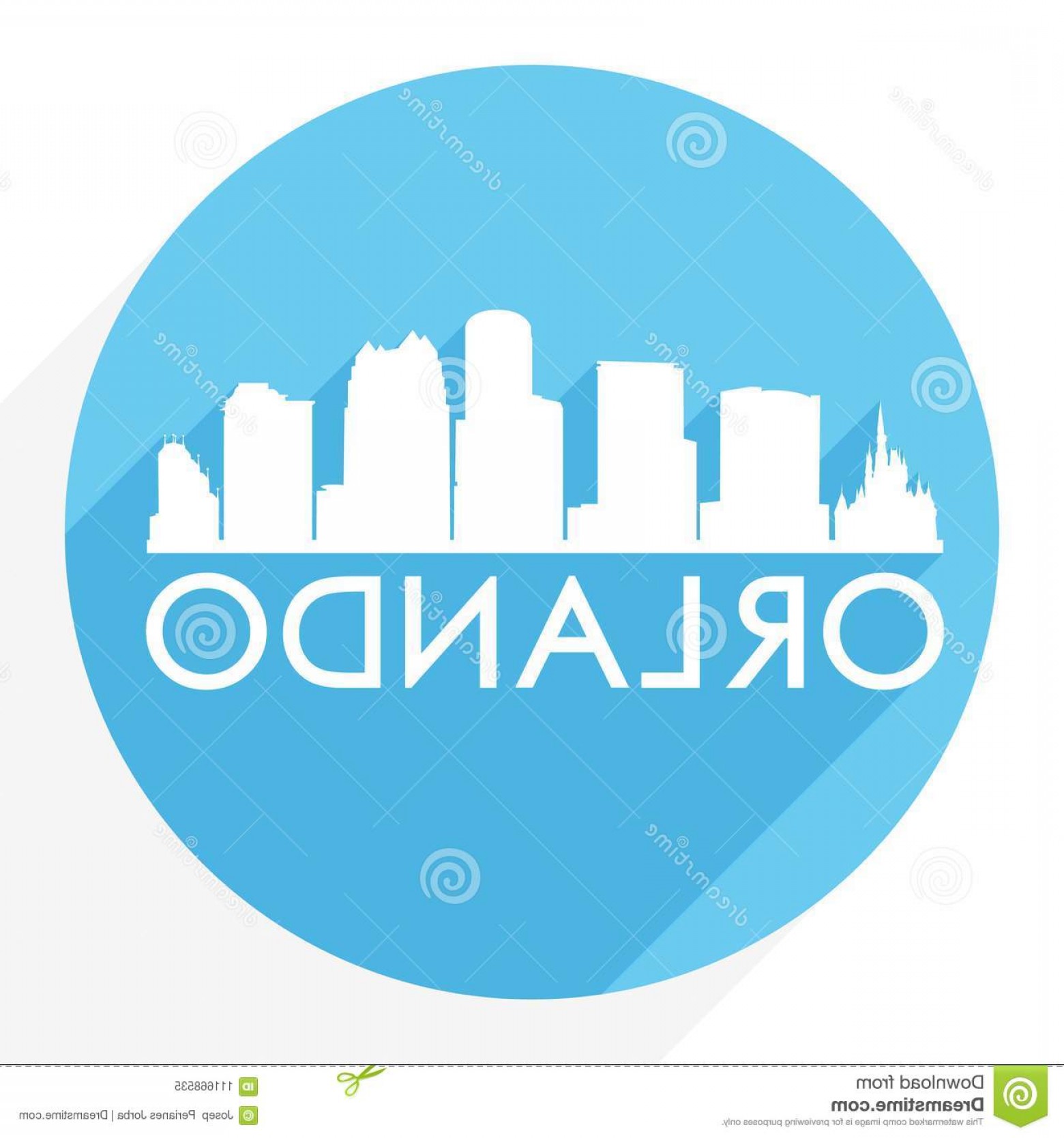 1560x1668 Orlando Florida United States America Usa Round Icon Vector Art