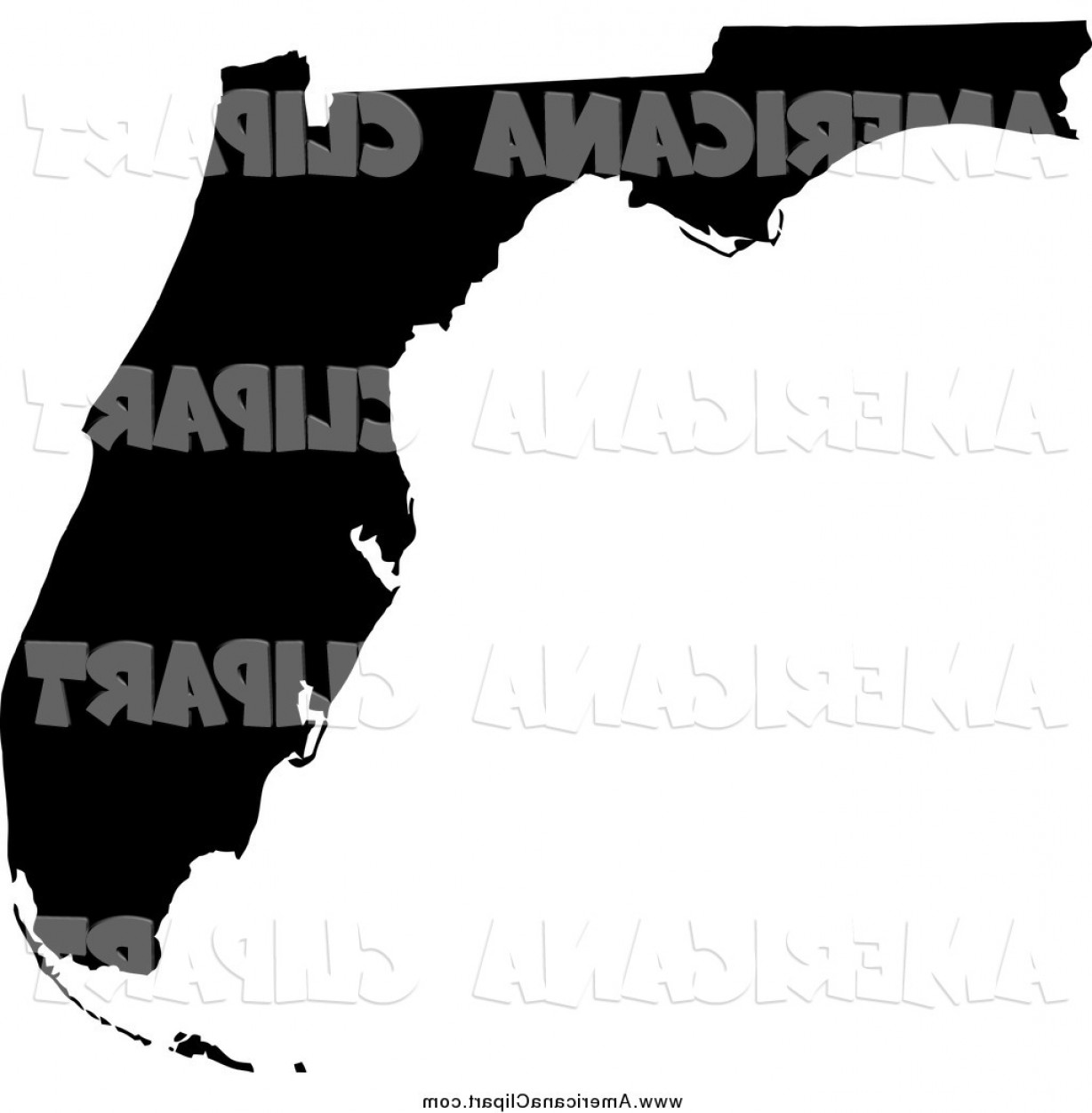 1228x1252 State Of Florida Clip Art Vector Savoyuptown