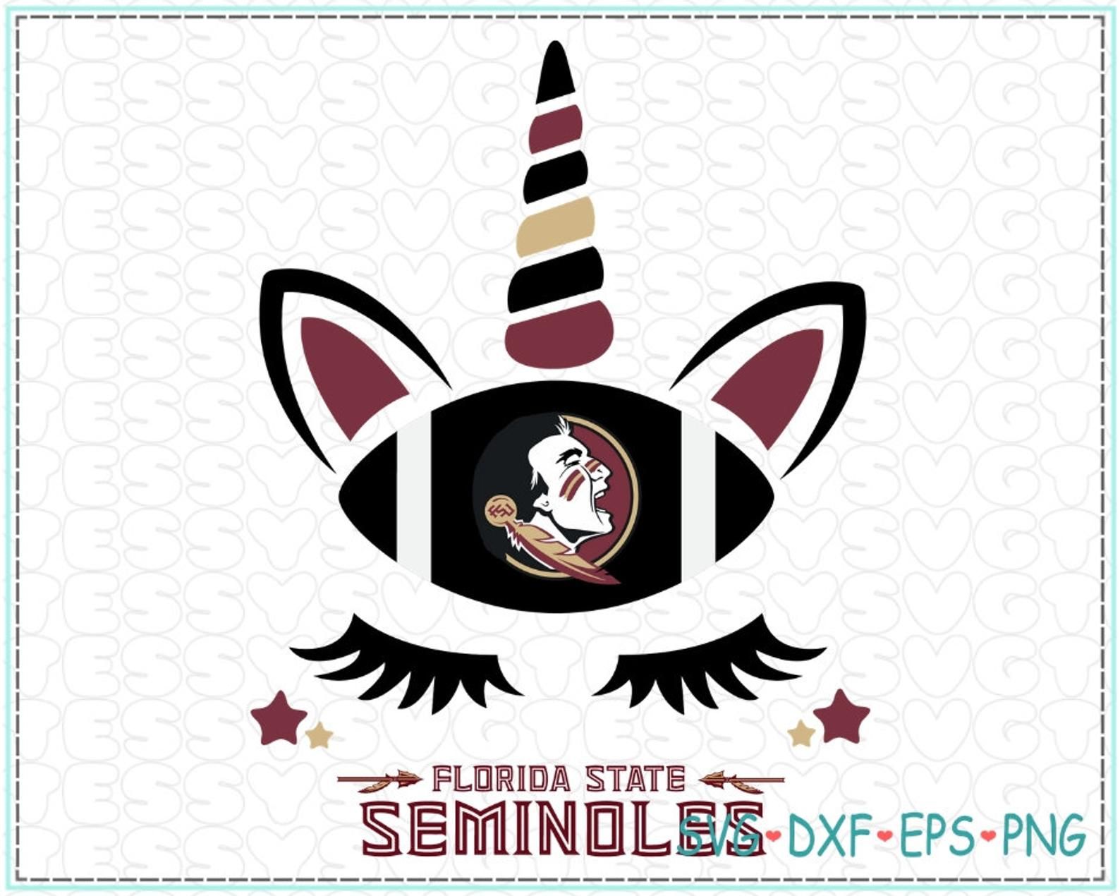 1588x1270 Unicorn Face Florida State Seminoles Unicorn Clipart Etsy