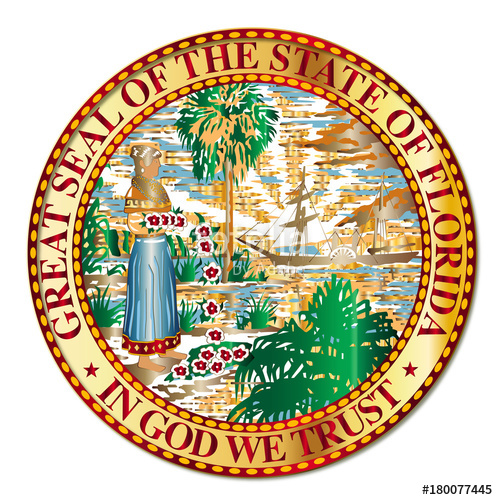 Florida State Seal Vector at Vectorified.com | Collection of Florida ...