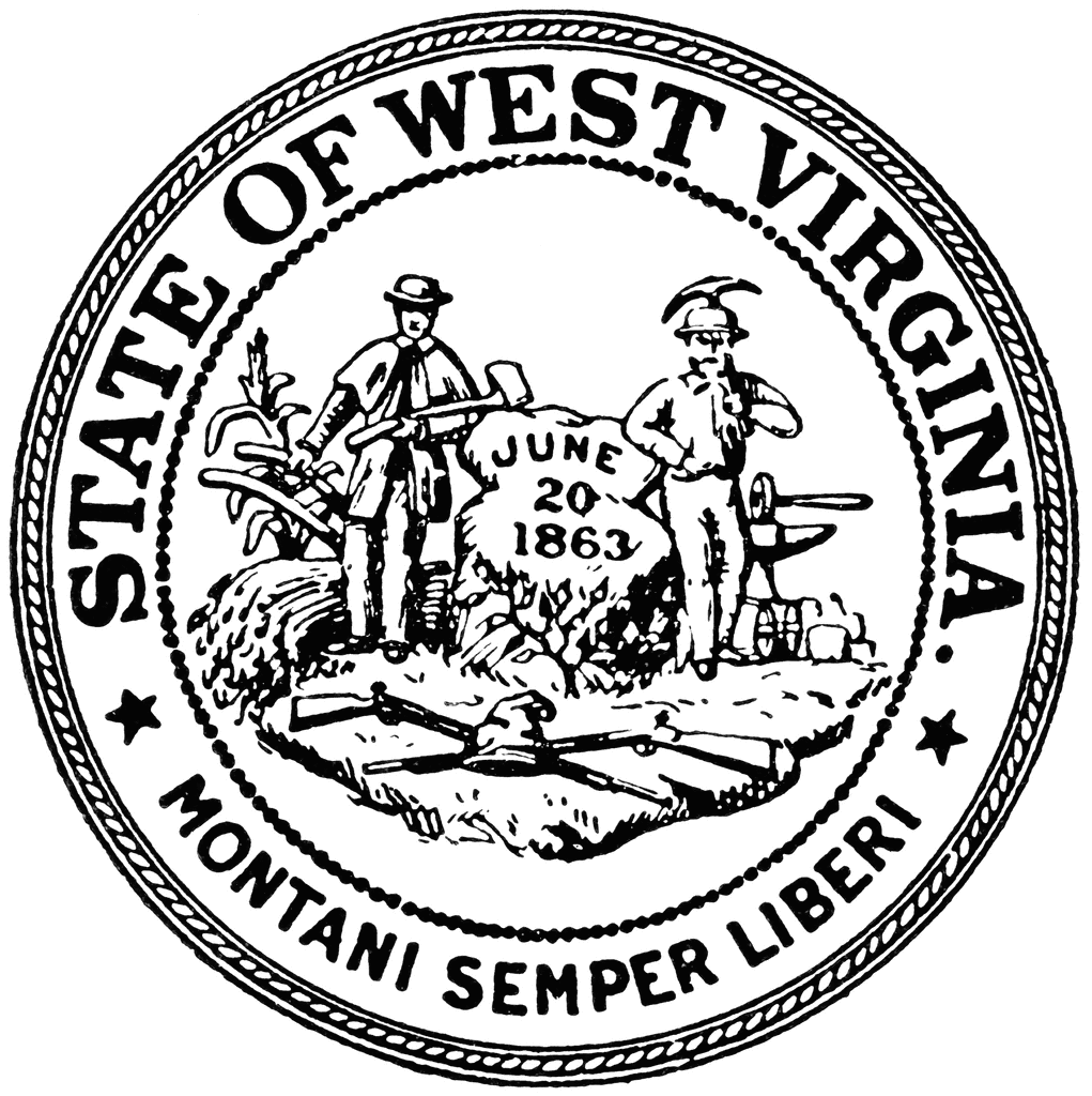 1021x1024 Seal Of West Virginia Clipart Etc