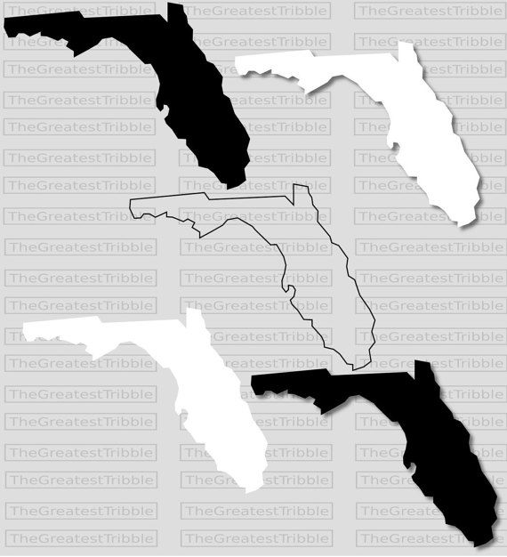 570x626 Florida State Map Png Vector Graphic Clip Art Us