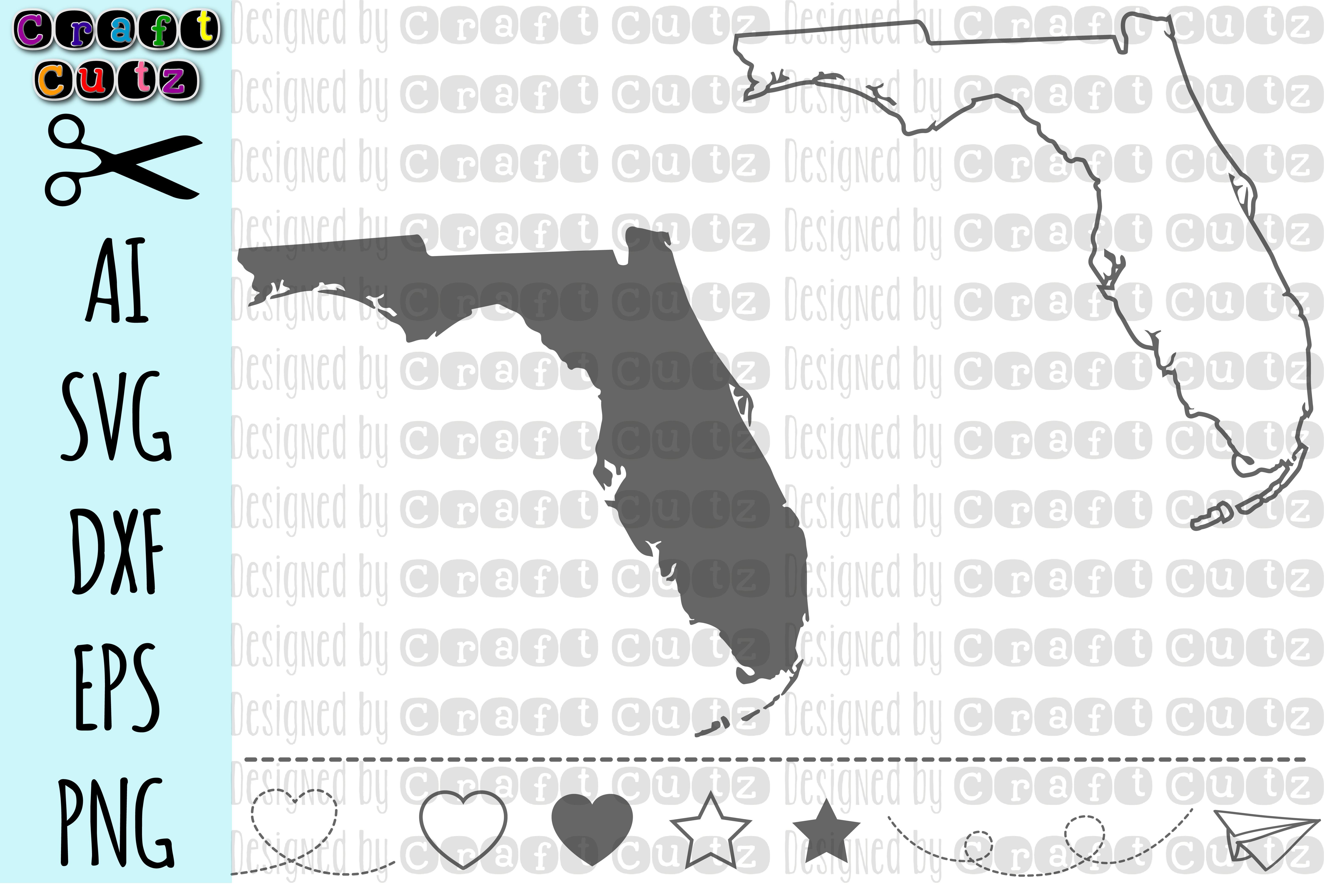 6246x4228 Florida State Files, Florida Vector, United States