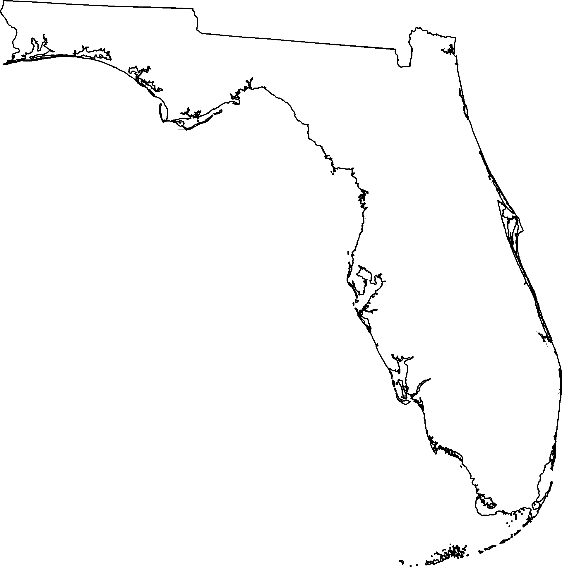 Florida Outline Florida Historical Society 1920x1936 Florida Outline Florida Historical Society