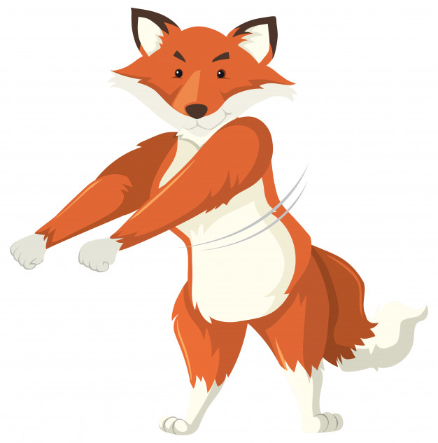 626x633 A Fox Doing Floss Dance Vector Premium Download