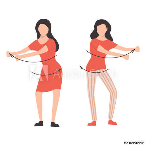 500x500 Young Woman Dancing Popular Floss Dance Flat Style