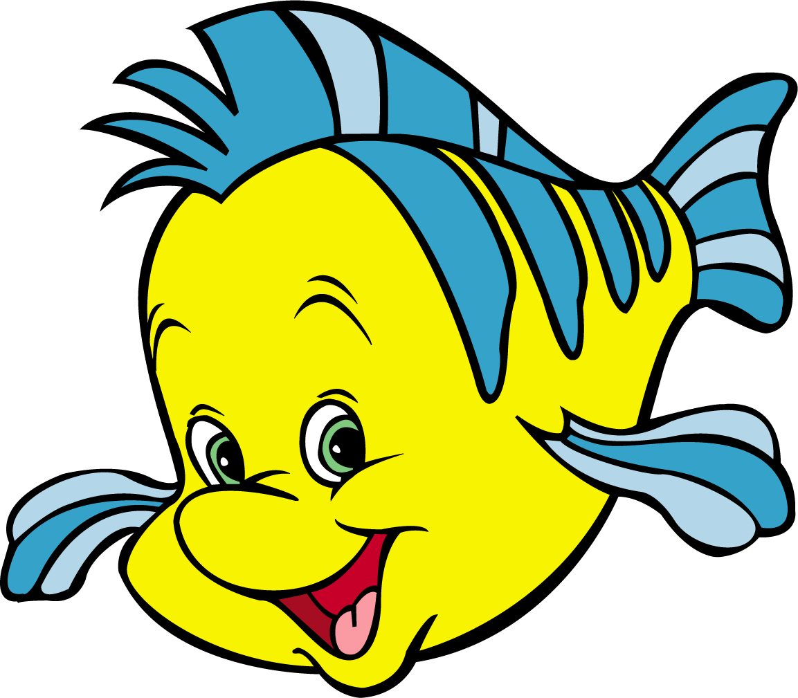 1153x1009 Fish Clipart Little Mermaid