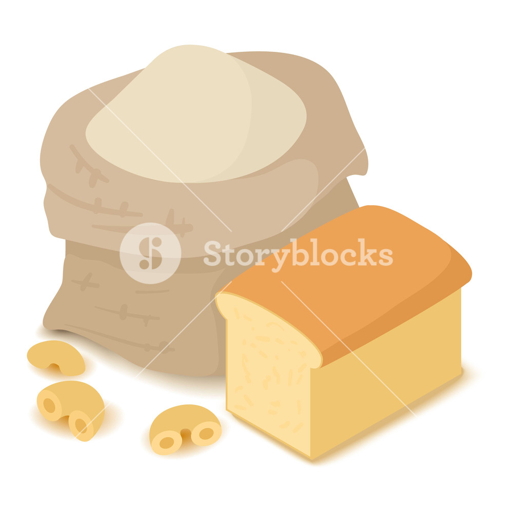 Flour Icon Cartoon Isometric Illustration Of Flour Vector Icon 1000x1000 Flour Icon Cartoon Isometric Illustration Of Flour Vector Icon