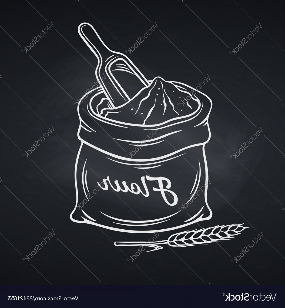 Hand Drawn Bag Of Flour Vector Handandbeak 1200x1296 Hand Drawn Bag Of Flour Vector Handandbeak