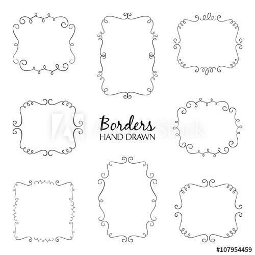 500x500 Flourish Border Set