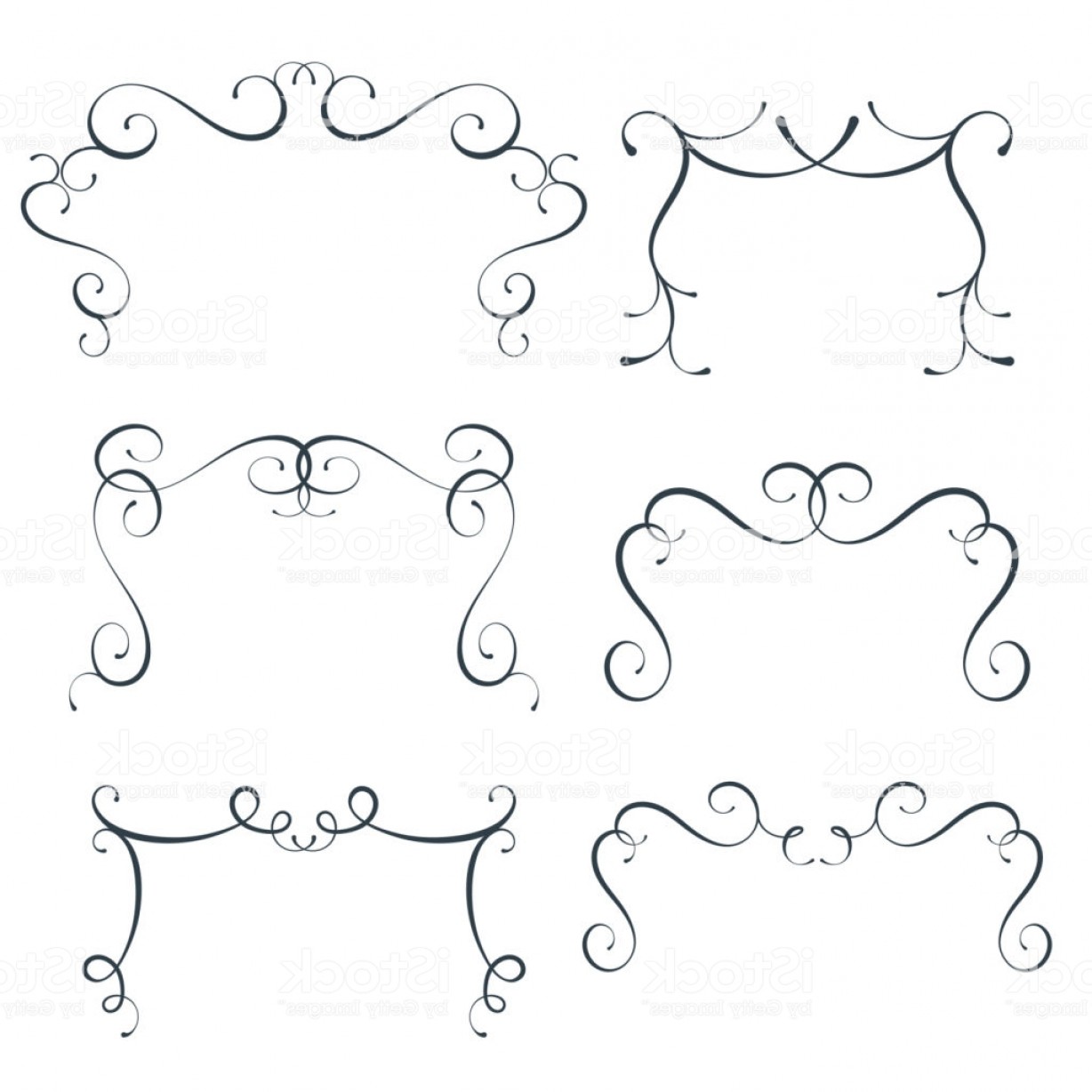 Download Flourish Border Vector at Vectorified.com | Collection of ...