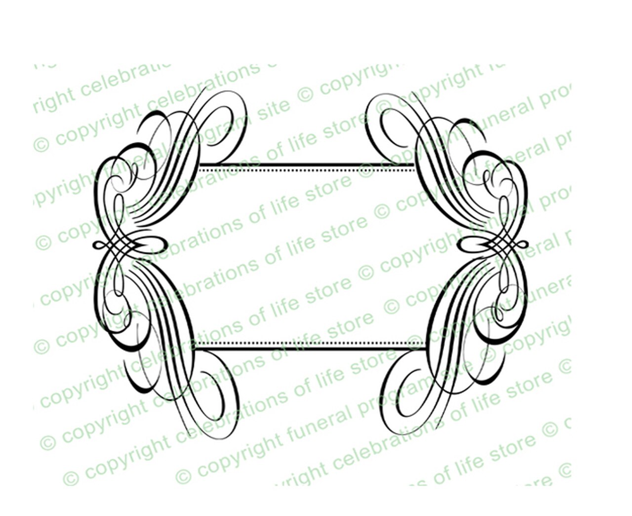 1280x1047 Vibrance Elegant Vector Flourish Border Template