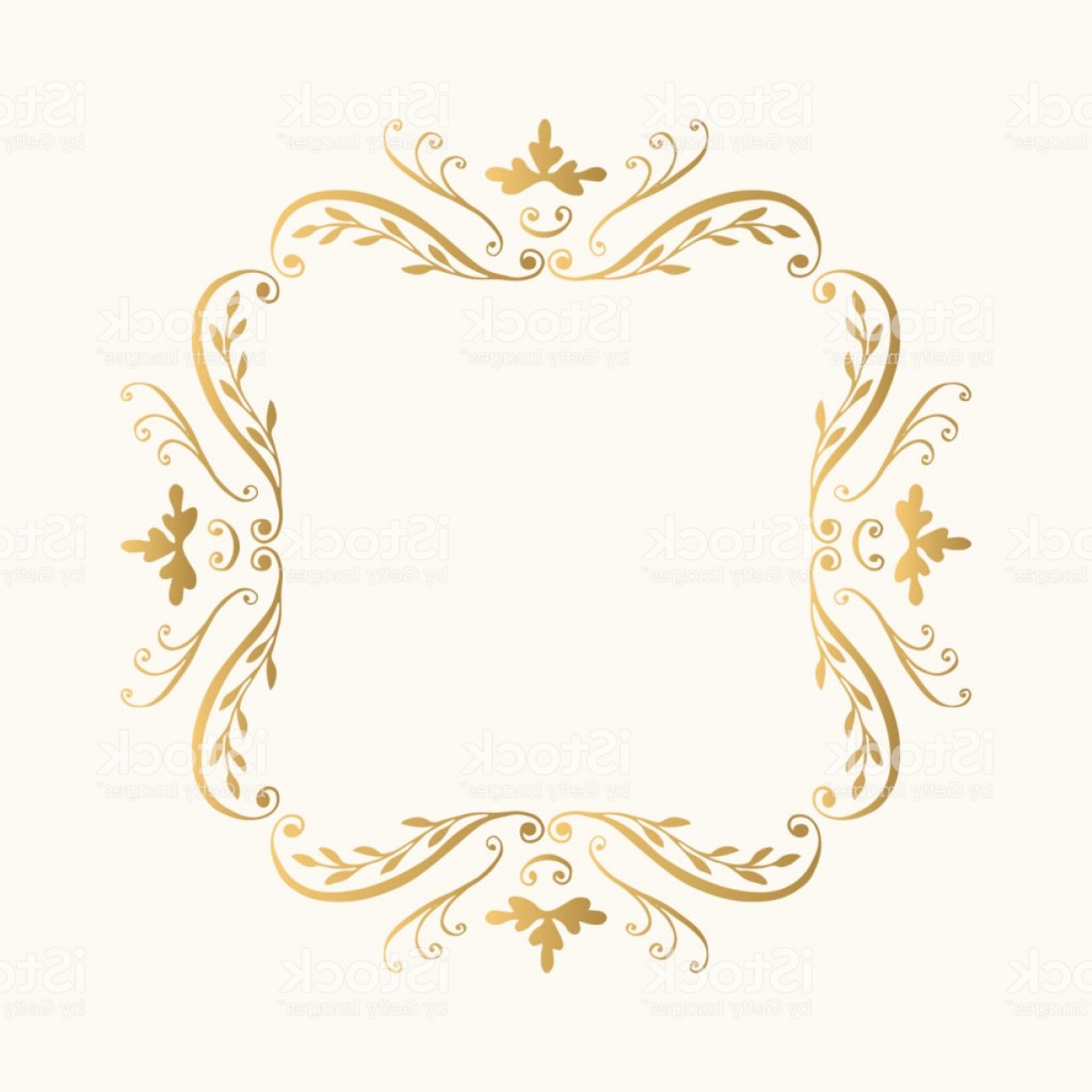 1228x1228 Golden Flourish Frame Glitter Vector Border Gm Soidergi