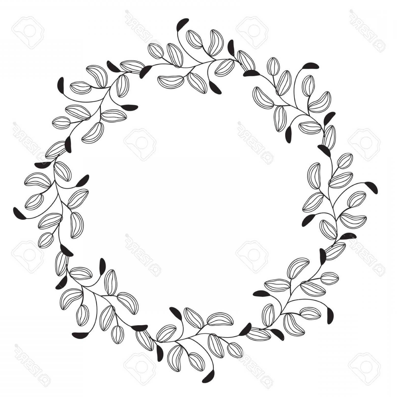 1560x1560 Photostock Vector Round Flourish Vintage Decorative Whorls Frame