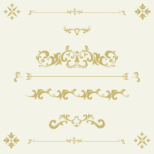 626x626 Vintage Flourish Ornament Frame Vector Vector Free Download