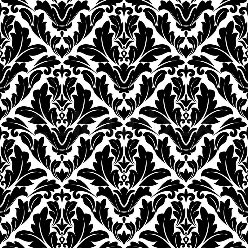 800x800 Retro Seamless Flourish Pattern In Stock Vector Colourbox