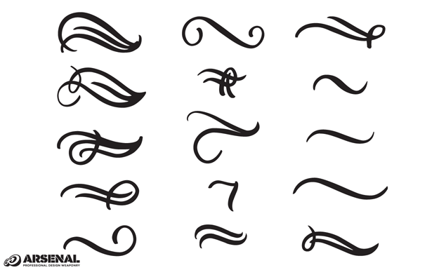635x385 Flourishes Vector Pack