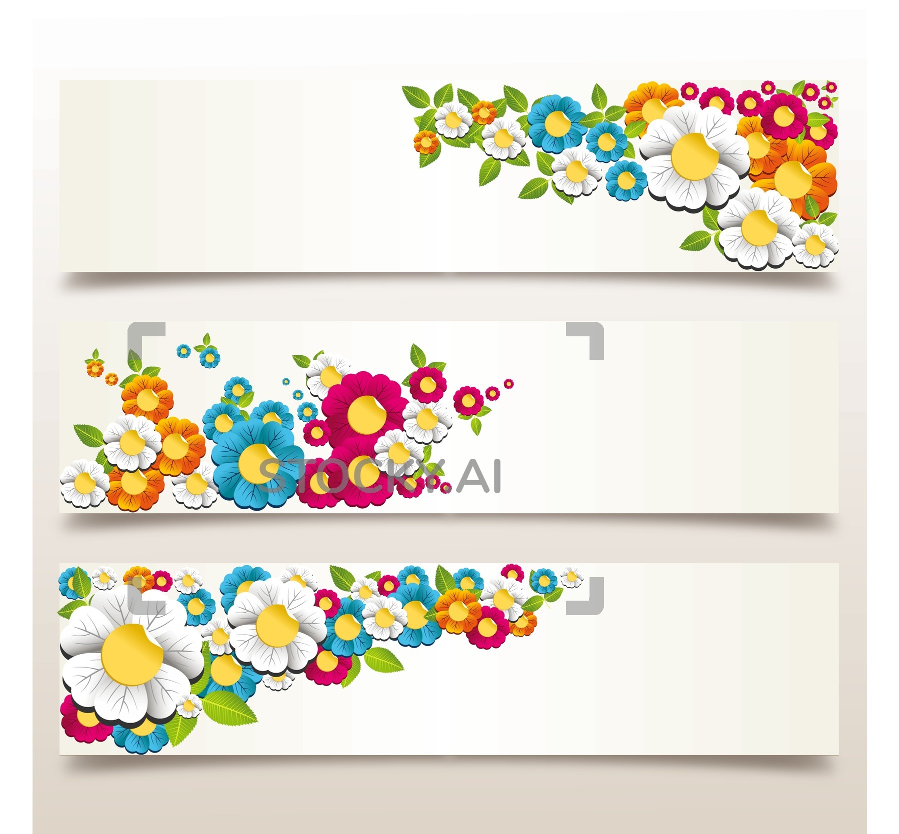 Image Of Spring Flower Banner 1798x1669 Image Of Spring Flower Banner