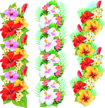 357x368 Flower Border Free Vector Download